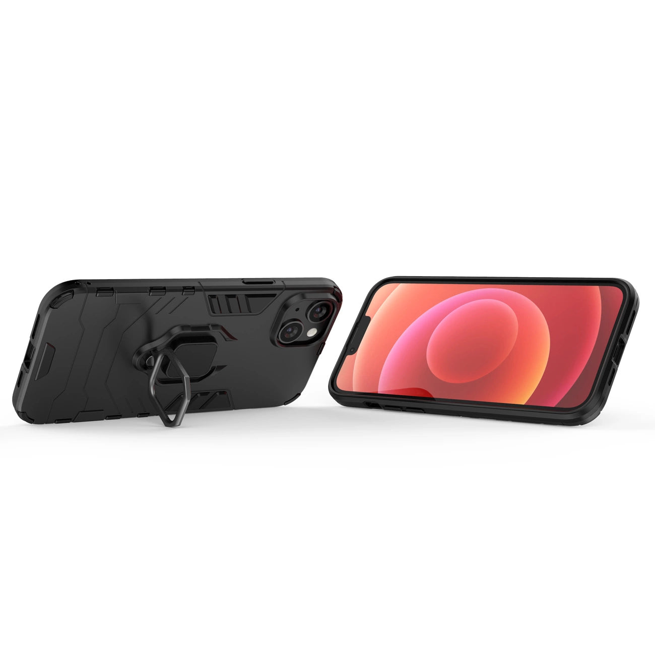 Ring Armor case for iPhone 14 Pro Max armored cover magnetic holder ring black_6