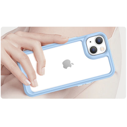 Outer Space Case iPhone 14 Plus hard cover with gel frame blue_3
