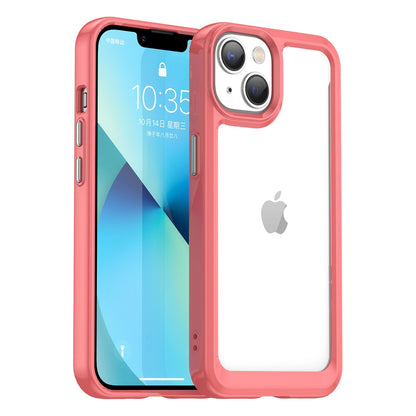 Outer Space Case iPhone 14 Plus hard cover with a gel frame red_0