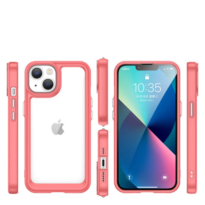 Outer Space Case iPhone 14 Plus hard cover with a gel frame red_1