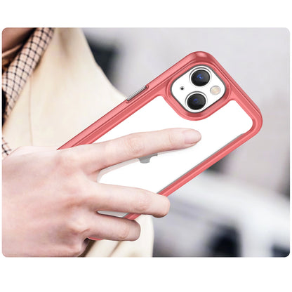 Outer Space Case iPhone 14 Plus hard cover with a gel frame red_4