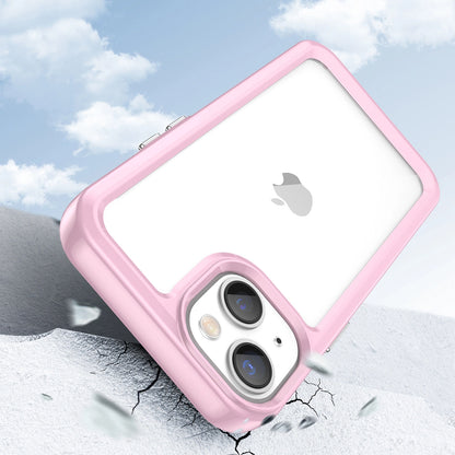 Outer Space Case iPhone 14 Plus hard cover with a gel frame pink_2