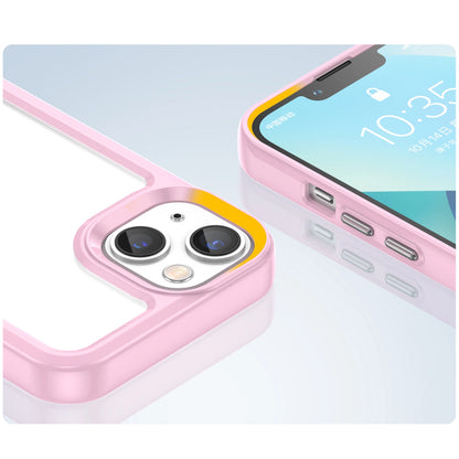 Outer Space Case iPhone 14 Plus hard cover with a gel frame pink_5