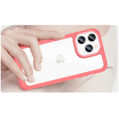 Outer Space Case iPhone 14 Pro Max hard cover with a gel frame red_3