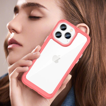 Outer Space Case iPhone 14 Pro Max hard cover with a gel frame red_6