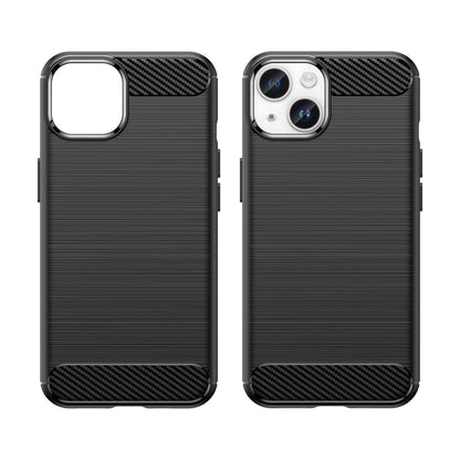 Carbon Case for iPhone 14 Plus flexible gel back cover black_7