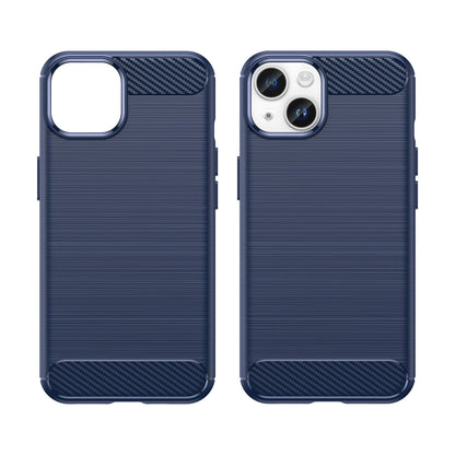 Carbon Case for iPhone 14 Plus flexible gel back cover blue_7
