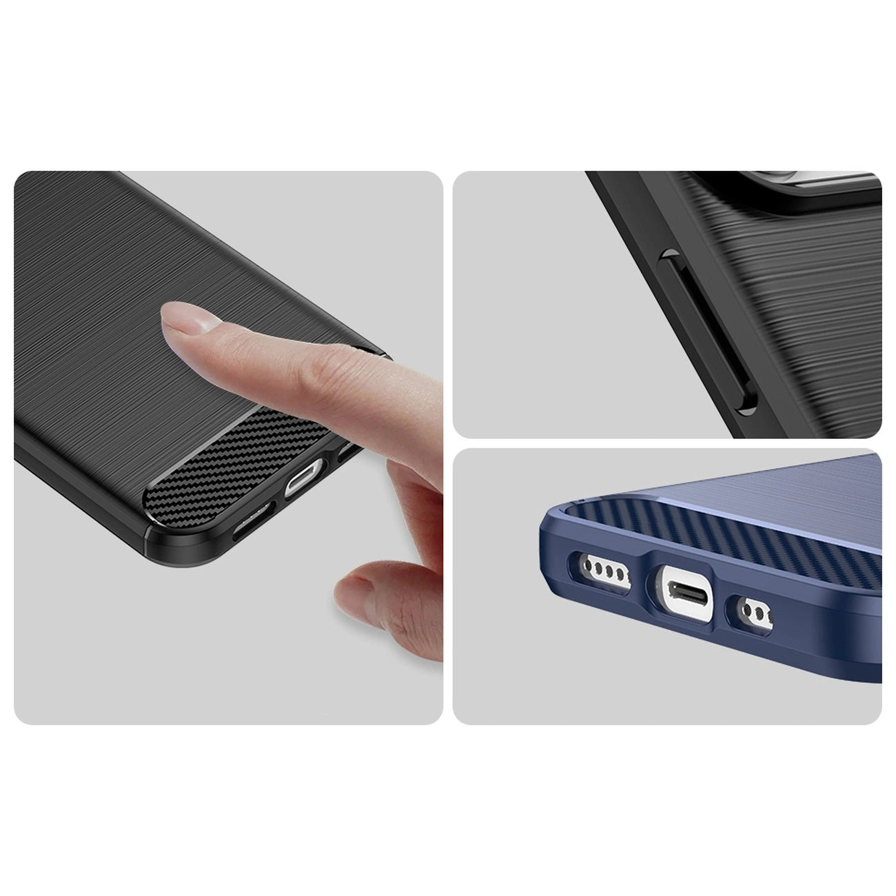 Carbon Case iPhone 14 Pro flexible gel back cover black_10