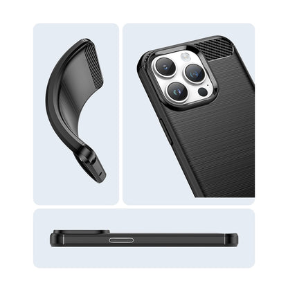 Carbon Case iPhone 14 Pro flexible gel back cover black_14