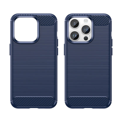 Carbon Case iPhone 14 Pro flexible gel back cover blue_7