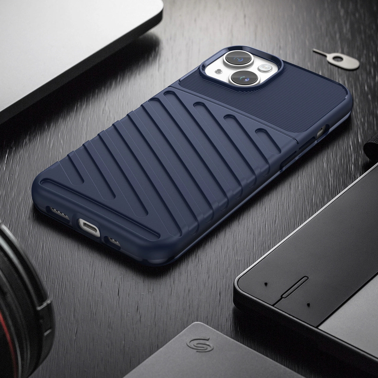 Thunder Case iPhone 14 blue armored case_6