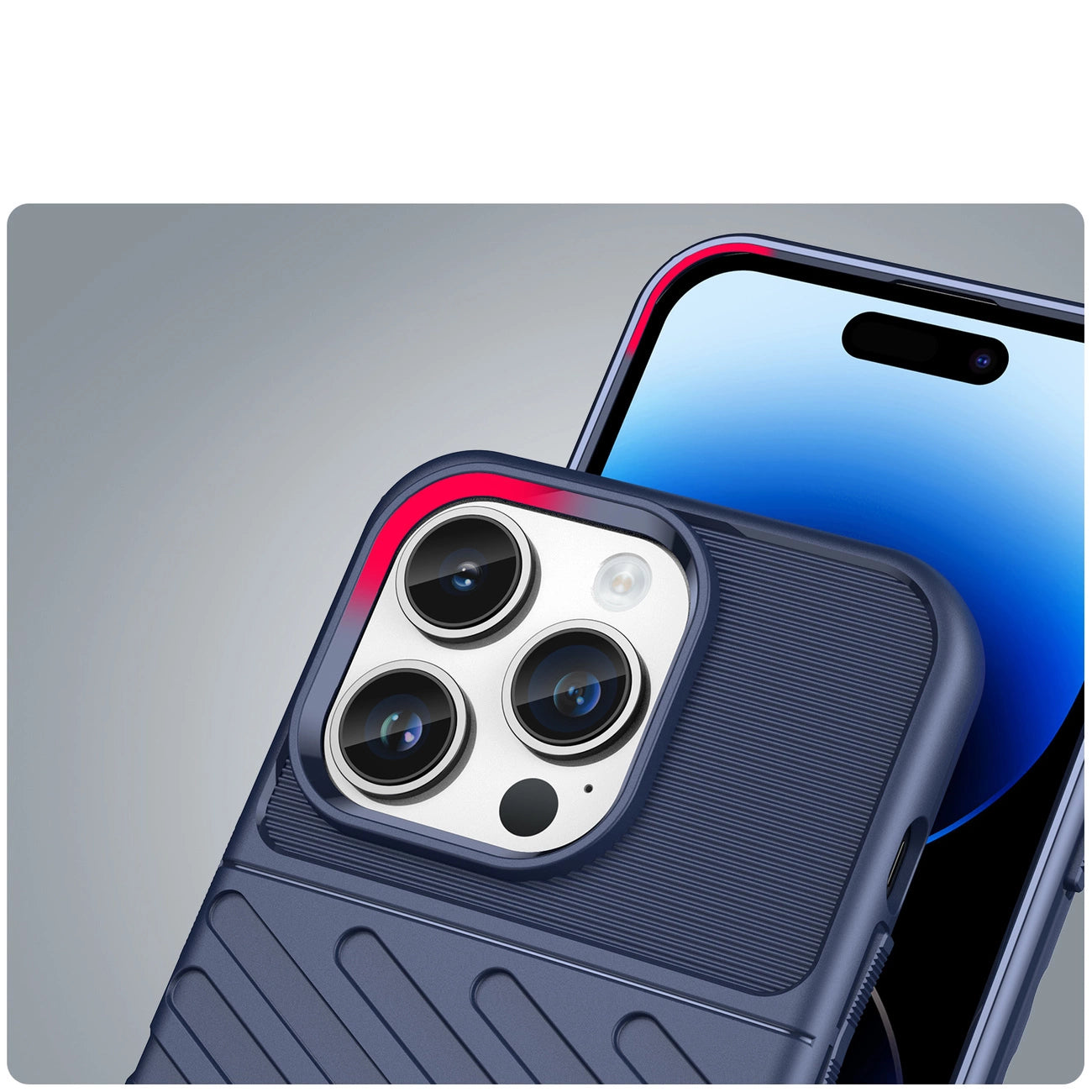 Thunder Case iPhone 14 Pro Max blue armored case_5