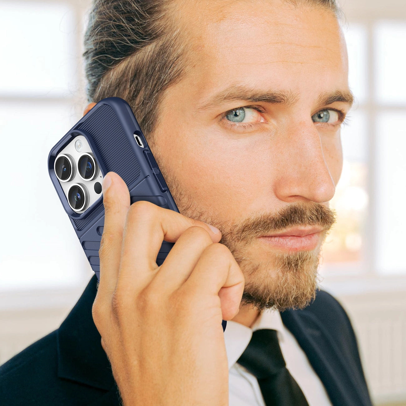 Thunder Case iPhone 14 Pro Max blue armored case_6