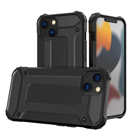 Hybrid Armor case iPhone 14 Plus armored hybrid case black_0