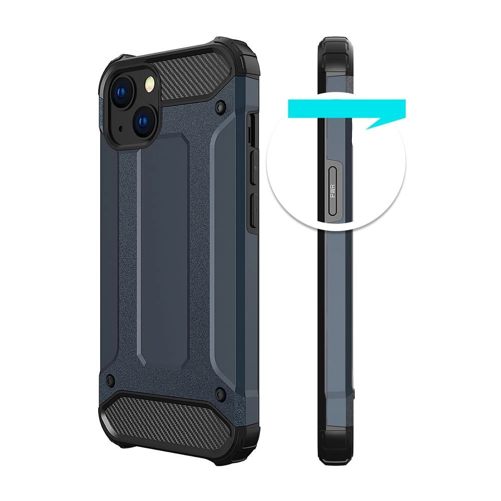 Hybrid Armor case iPhone 14 Plus armored hybrid case black_3