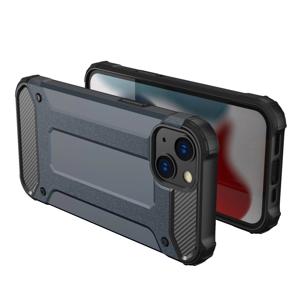 Hybrid Armor case for iPhone 14 Plus armored hybrid cover blue_1