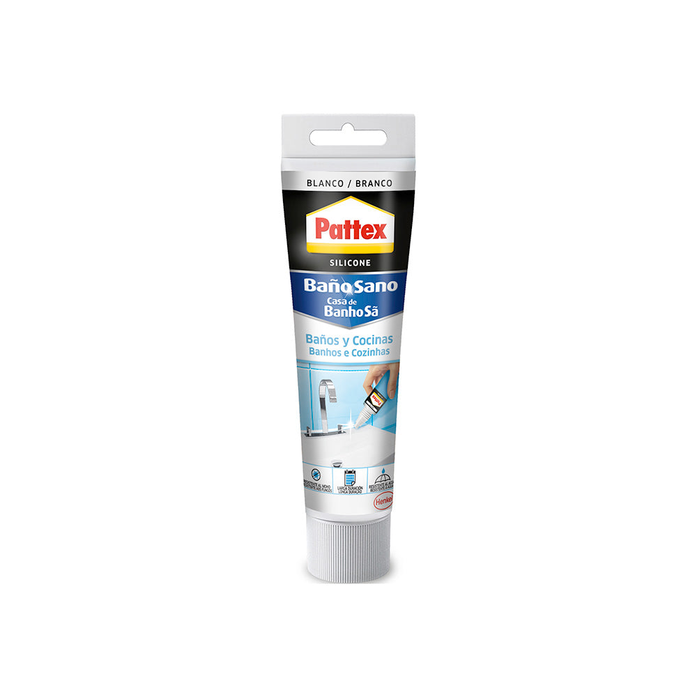 Silicona casa de banho e cozinhas branco 50 ml_0