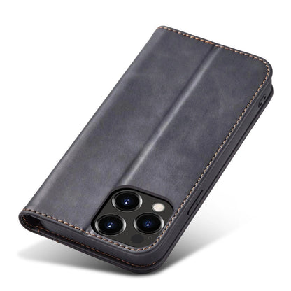 Magnet Fancy Case case for iPhone 14 Pro flip cover wallet stand black_2