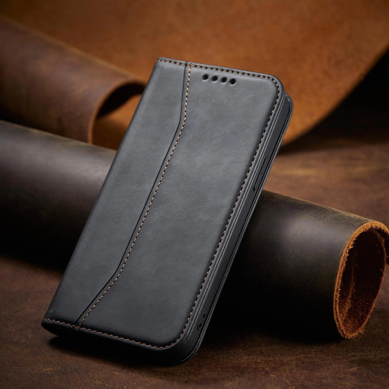 Magnet Fancy Case case for iPhone 14 Pro flip cover wallet stand black_5