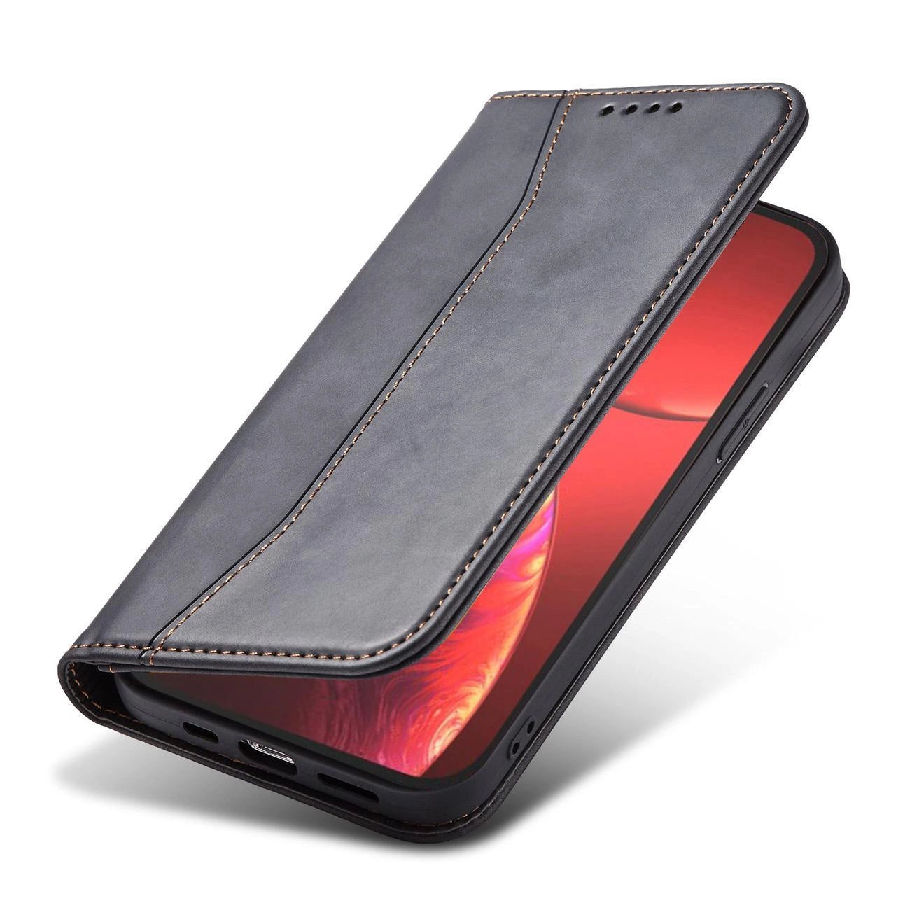 Magnet Fancy Case case for iPhone 14 Pro flip cover wallet stand black_6