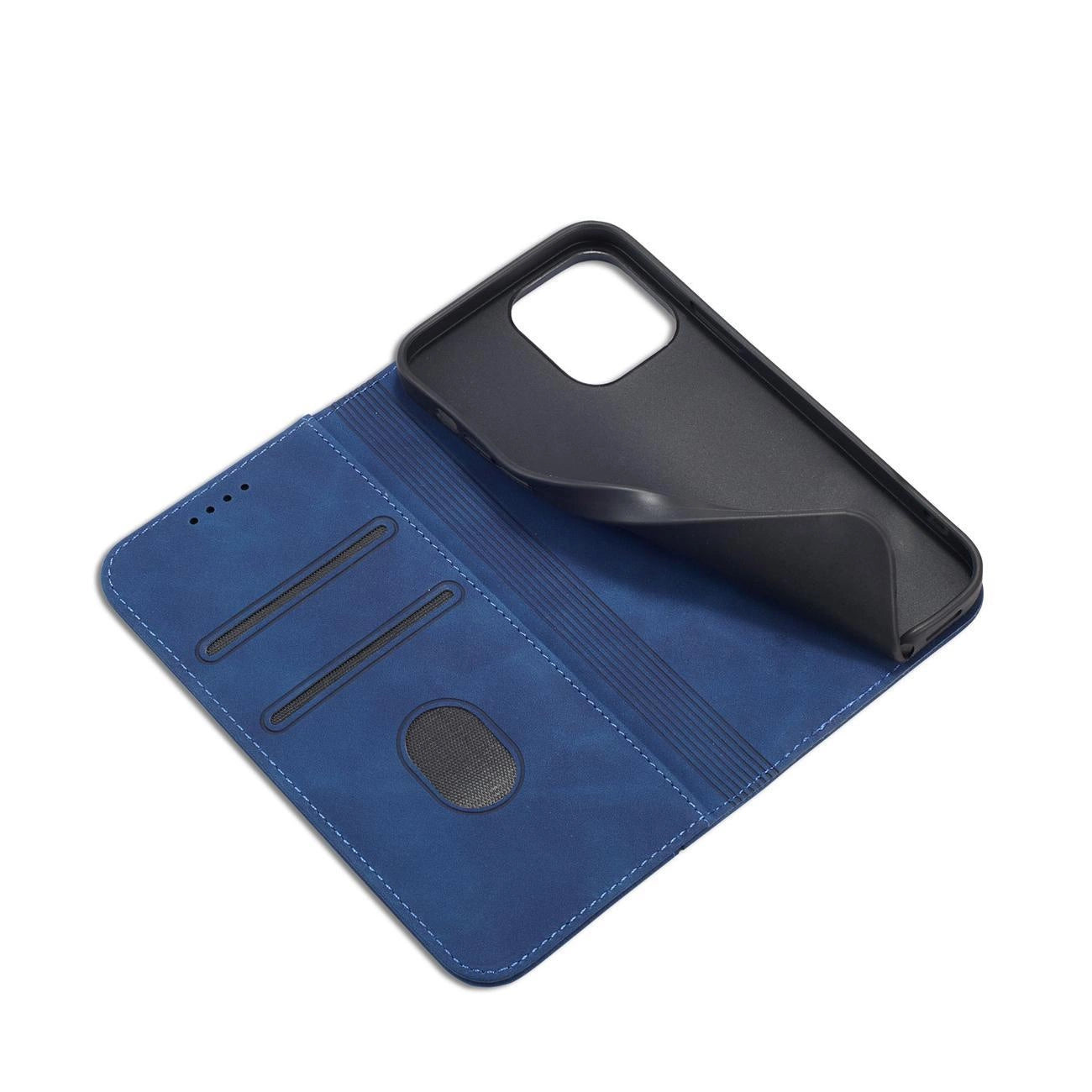 Magnet Fancy Case case for iPhone 14 Pro Max cover with flip wallet stand blue_8