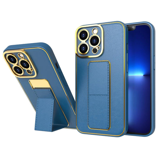New Kickstand Case case for iPhone 13 with stand blue_0