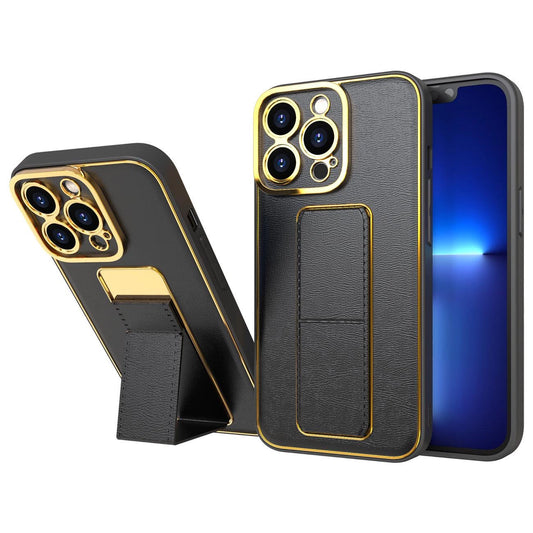 New Kickstand Case case for iPhone 13 Pro with stand black_0