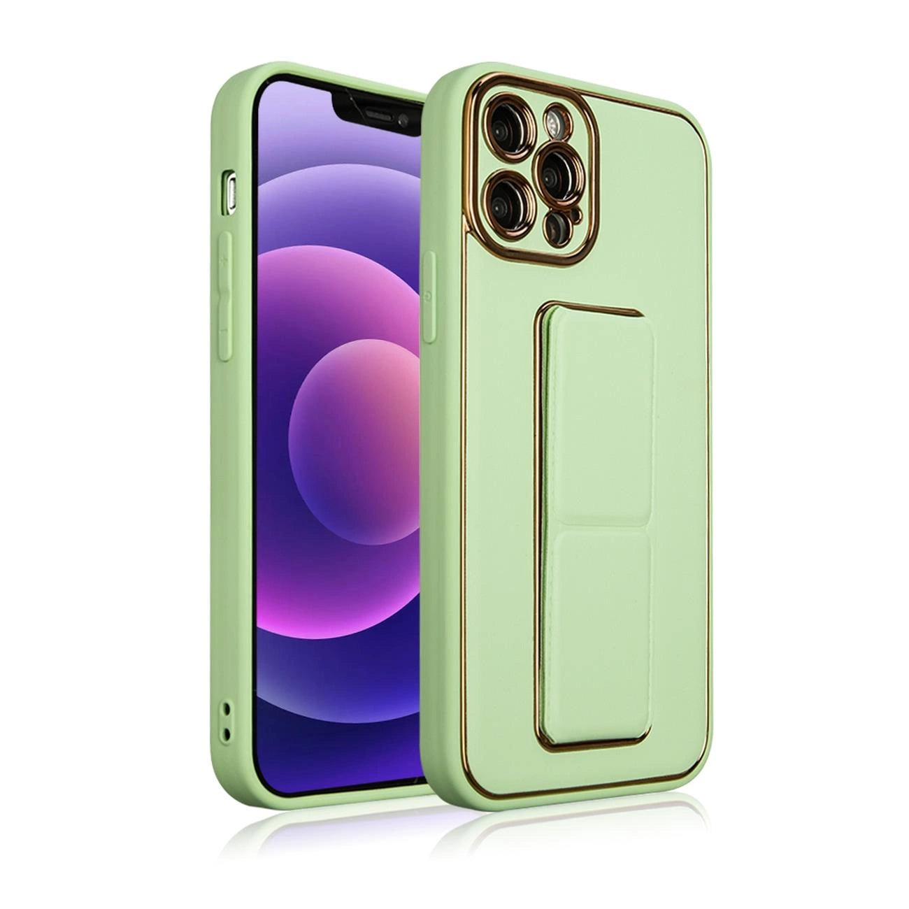 New Kickstand Case case for iPhone 13 Pro Max with stand green_1
