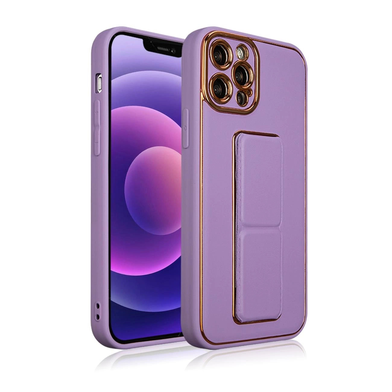 New Kickstand Case for Samsung Galaxy A13 with stand purple_1