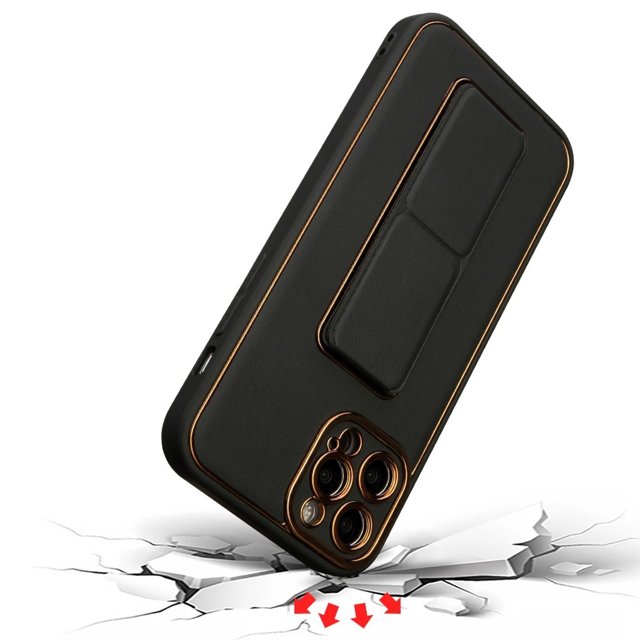 New Kickstand Case cover for Samsung Galaxy A12 5G with stand red_13
