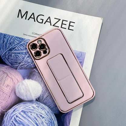New Kickstand Case case for iPhone 12 with stand pink_2