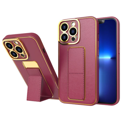 New Kickstand Case case for iPhone 12 Pro with stand red_0
