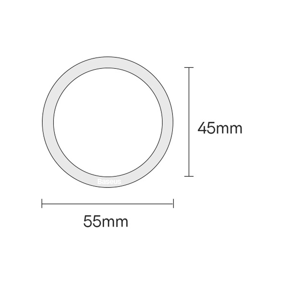 Baseus Halo Series magnetic ring (2 pcs/package) silver (PCCH000012)_24