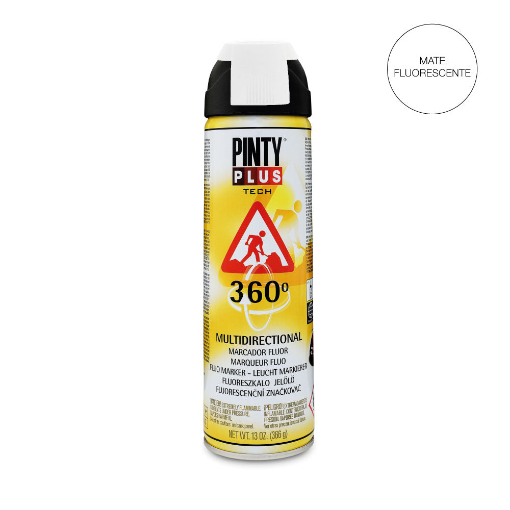 Pintura em spray pintyplus tech 650cc marcador 360Â° branco t101_0
