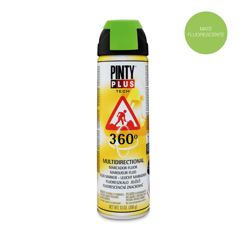 Pintura em spray pintyplus tech 650cc marcador 360Â° verde t136_0