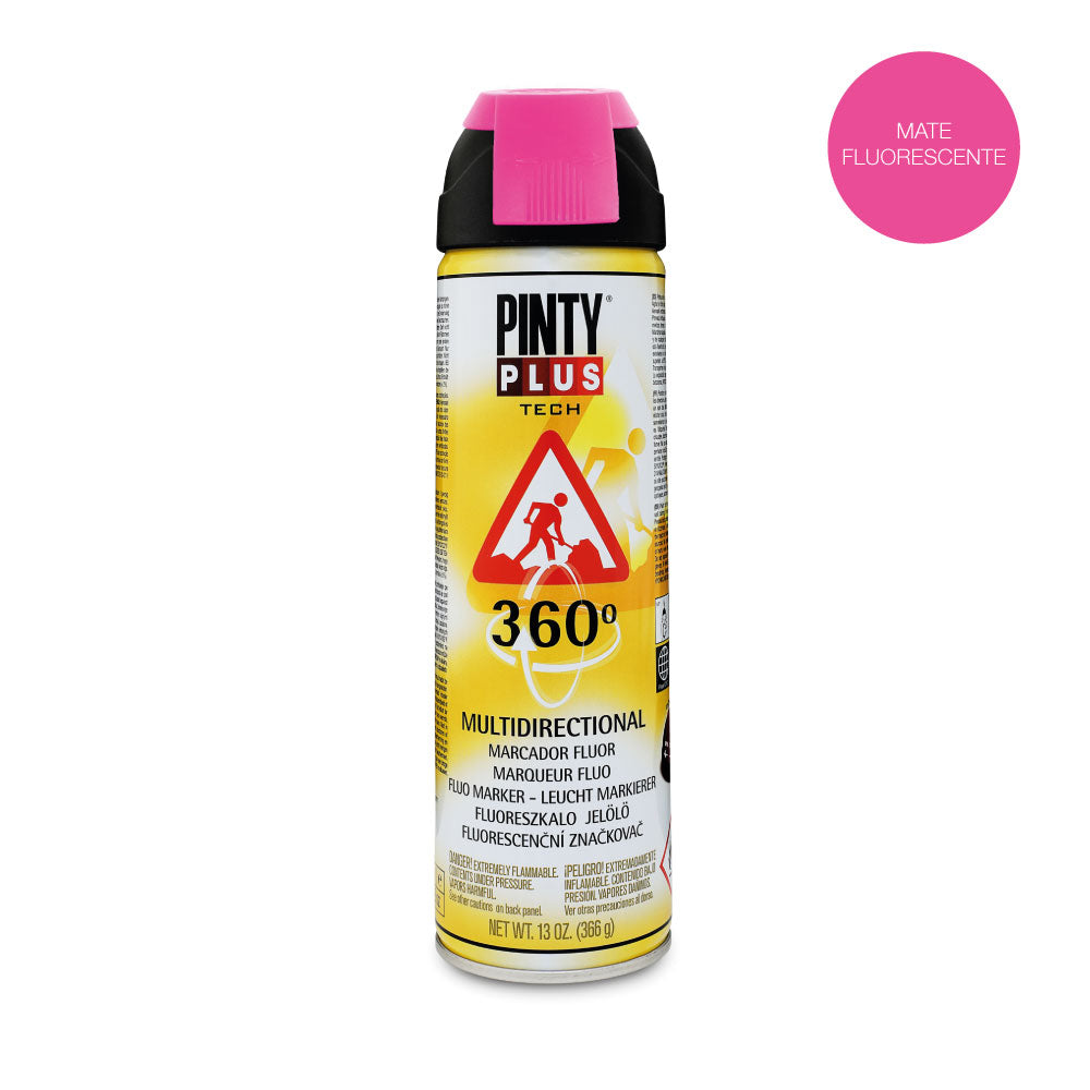 Pintura em spray pintyplus tech 650cc marcador 360Â° fucsia t184_0