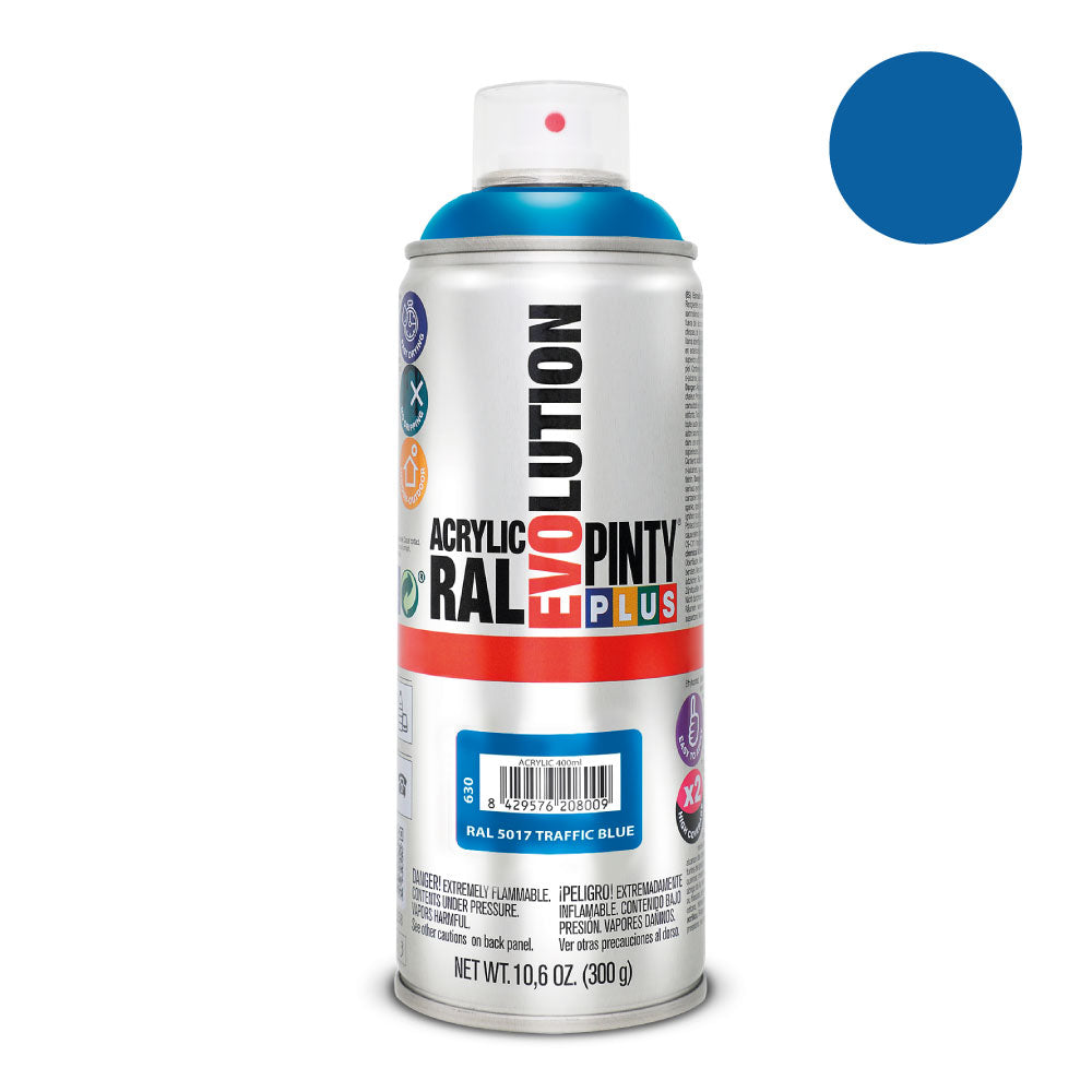 Pintura em spray pintyplus evolution 520cc ral 5017 azul trÃ¡fico_0