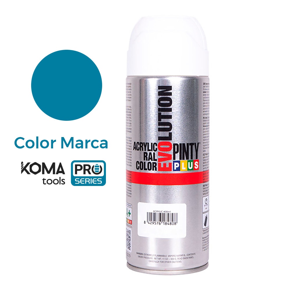 Spray ral 230 50 40 azul cor corporativa koma tools pinty plus_0