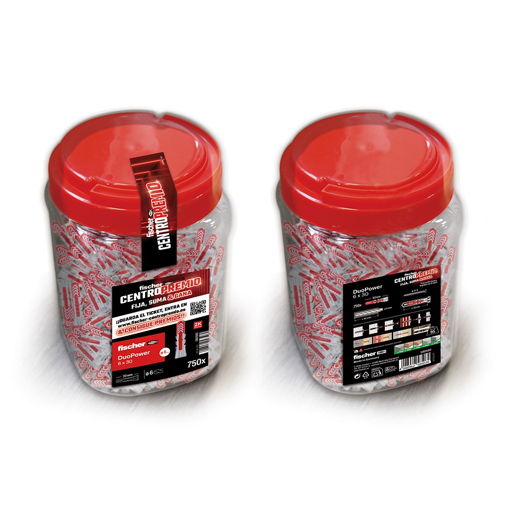 Bucha duopower Ã¸6 x 30 mm, pote 750 uds ***campanha de prÃªmio central para o cliente final***_0
