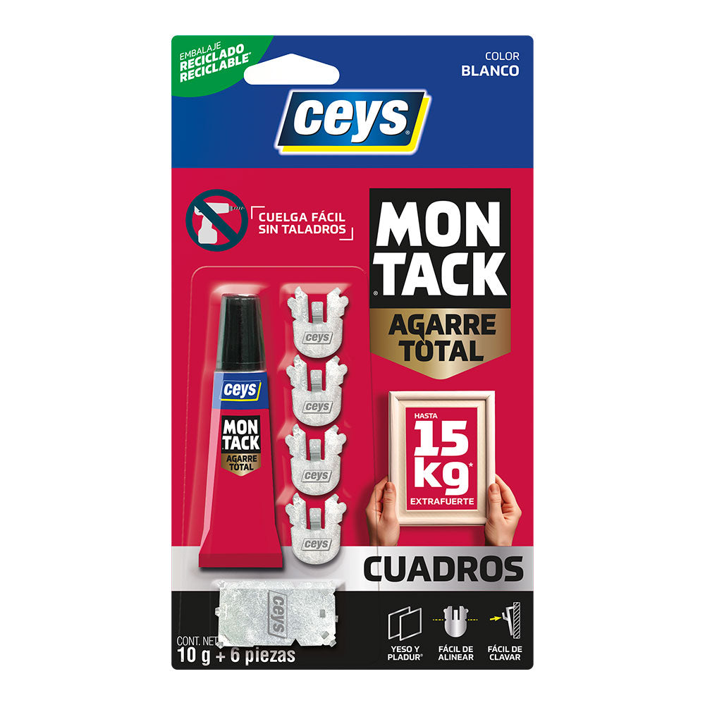 Montack aderÃªncia total quadros 10 g + 6 peÃ§as_0