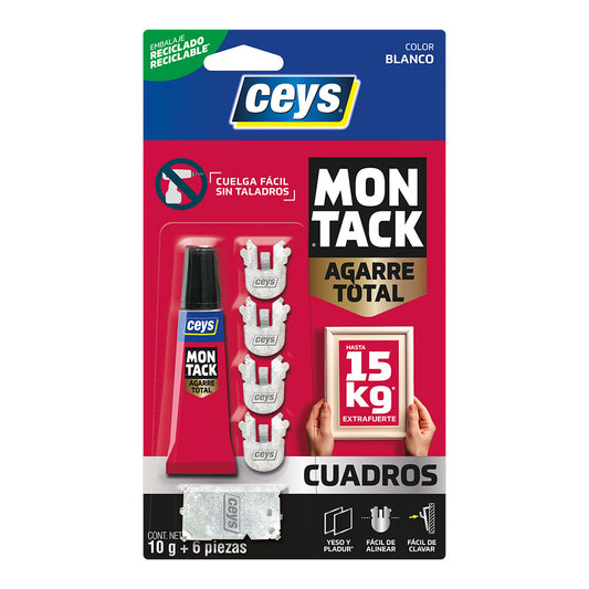 Montack aderÃªncia total quadros 10 g + 6 peÃ§as_0