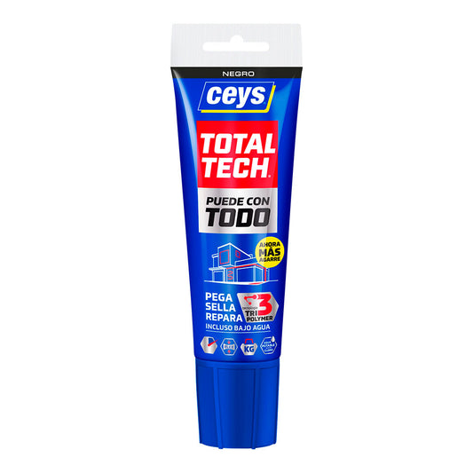 Adesivo selante total tech preto, tubo 125ml_0