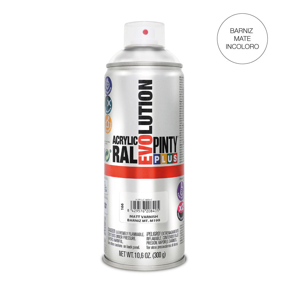 Pintura em spray pintyplus evolution 520cc m199 verniz mate_0