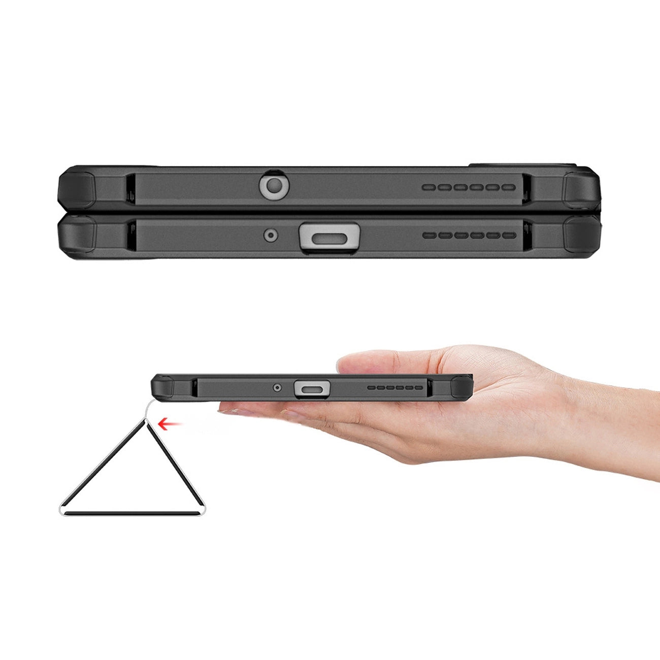 Dux Ducis Toby Armored Flip Smart Case for Realme Pad Mini black_19