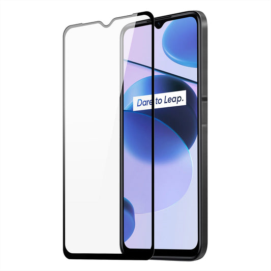 Dux Ducis 9D Tempered Glass full screen 9H tempered glass with frame Realme C35 black (case friendly)_0