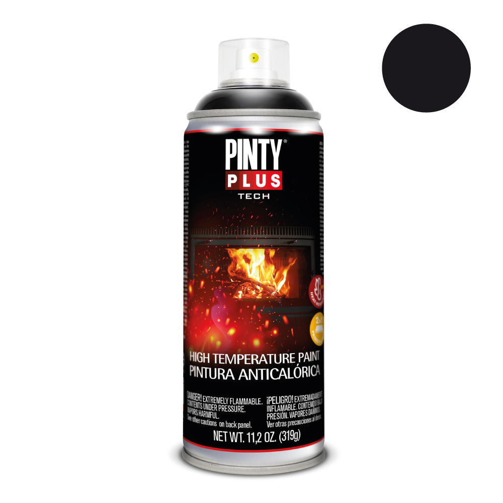 Pintura em spray pintyplus tech 520cc anticalÃ³rica preto a104_0