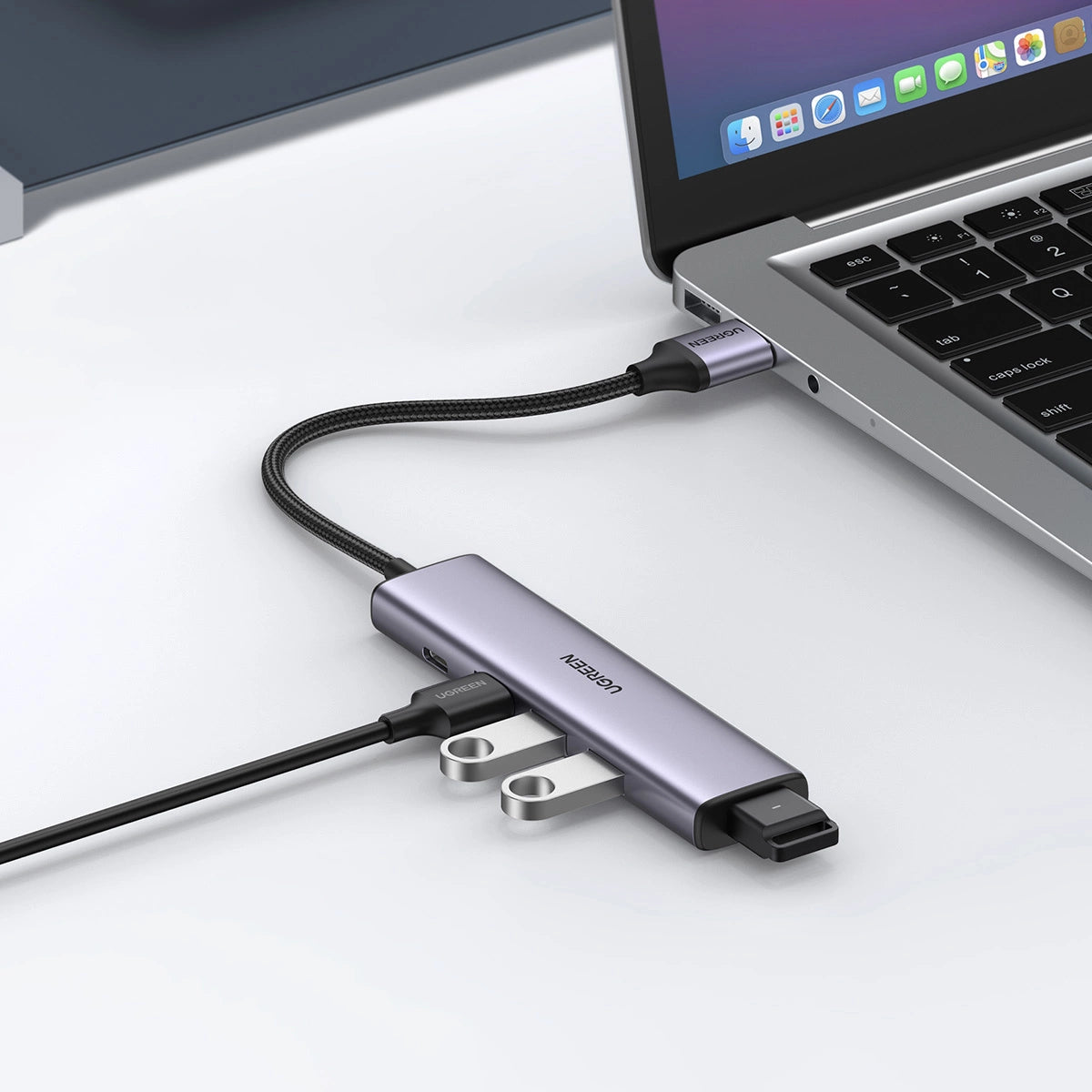 Ugreen USB HUB splitter - 4x USB 3.0 gray (CM473 20805)_2