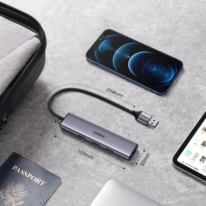 Ugreen USB HUB splitter - 4x USB 3.0 gray (CM473 20805)_4