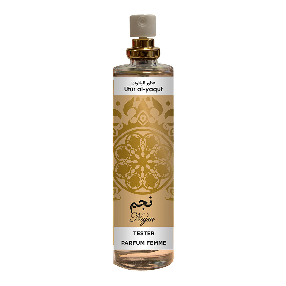 Tester de perfume mulher utur al-yaqut najm 30 ml ***grÃ¡tis na compra de 6 unidades da fragrÃ¢ncia correspondente ao tester***_0