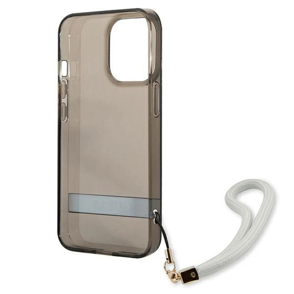 Guess GUHCP13LHTSGSK iPhone 13 Pro / 13 6.1" black/black hardcase Translucent Stap_6